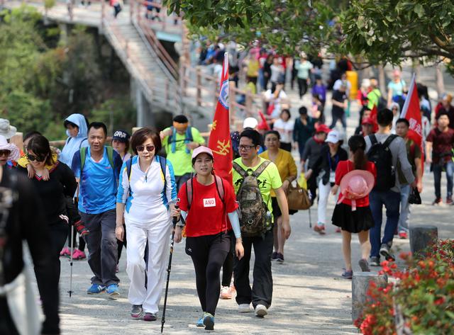 3月18日，首届东莞观音山徒步祈福节圆满举行