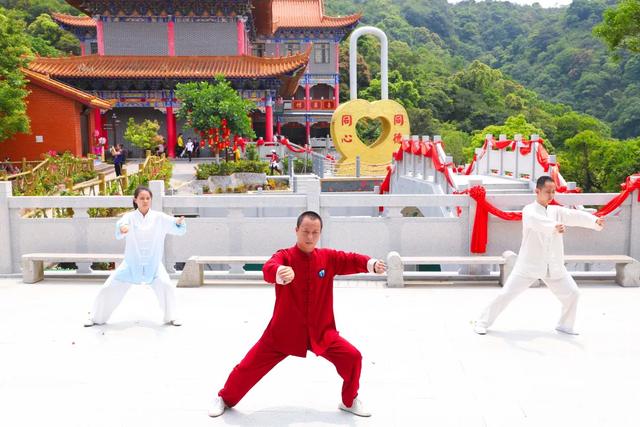 东莞观音山云巅太极，清风鸟鸣中演绎养生之道