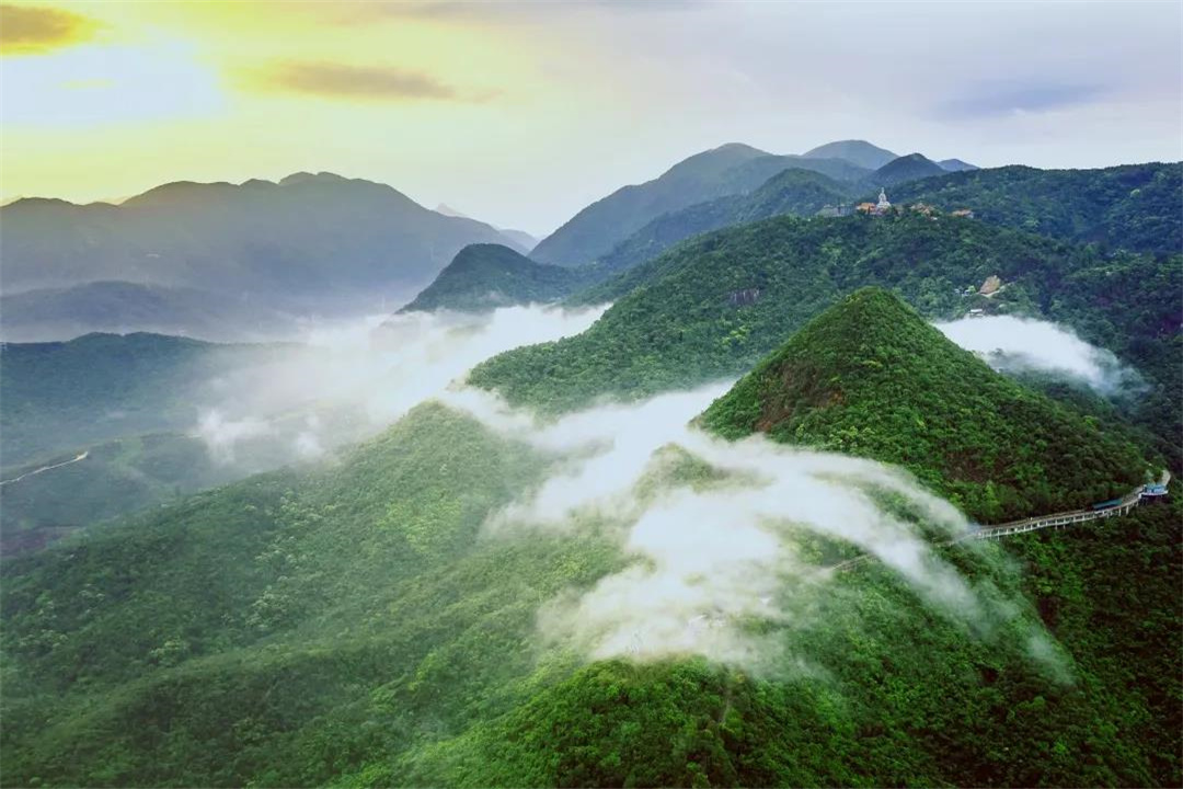 清明节踏青寻芳，带上无人机，相约东莞观音山