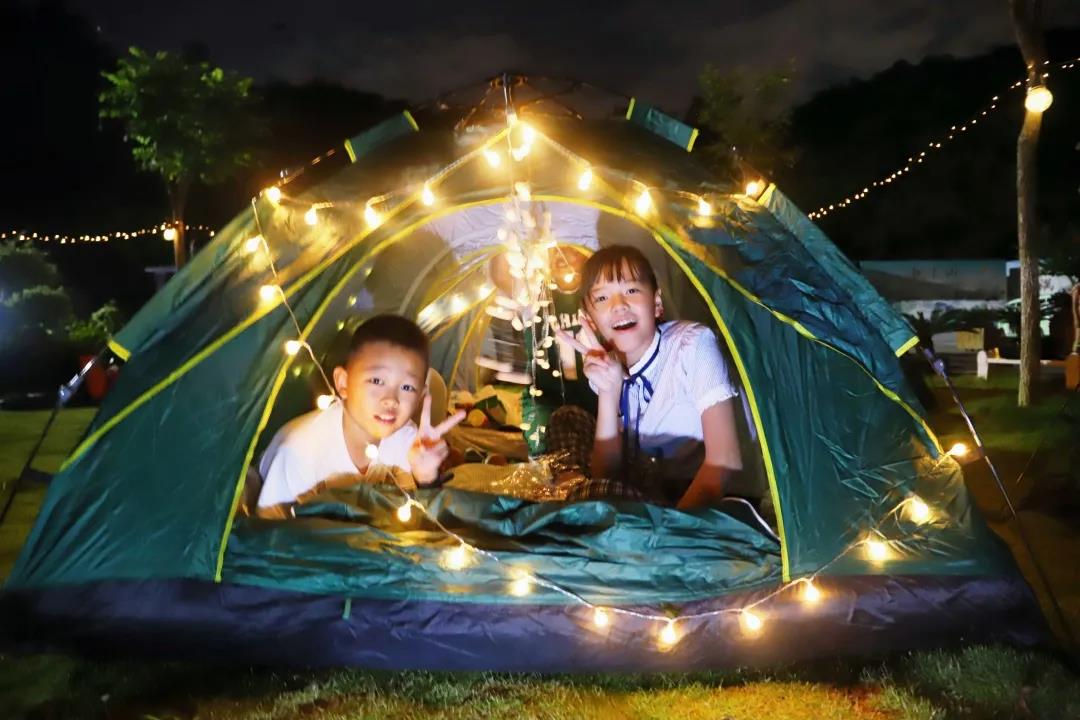 东莞观音山星空露营、露天电影、星夜k歌,体验不一样的仲夏夜