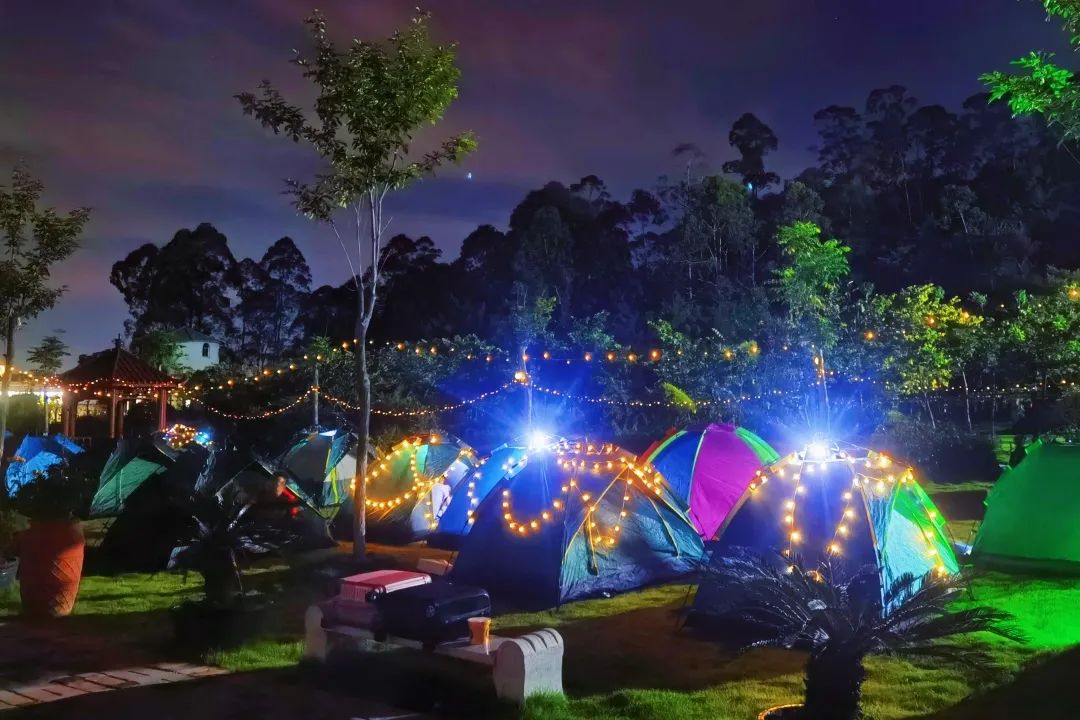 东莞一年一度的九月奇景：观音山上慈云霞光满山红