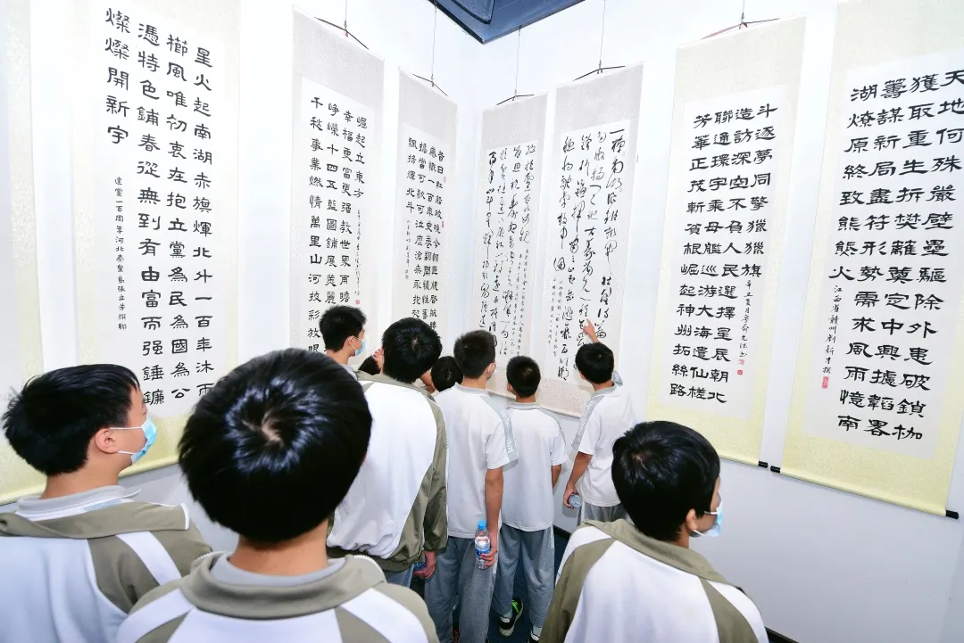 “观音山杯”百字百联庆建党百周年联墨展在观音山美术馆正式开展