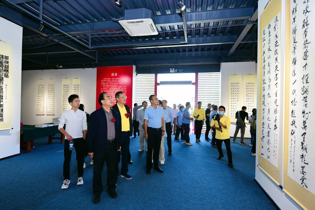 “观音山杯”百字百联庆建党百周年联墨展在观音山美术馆正式开展
