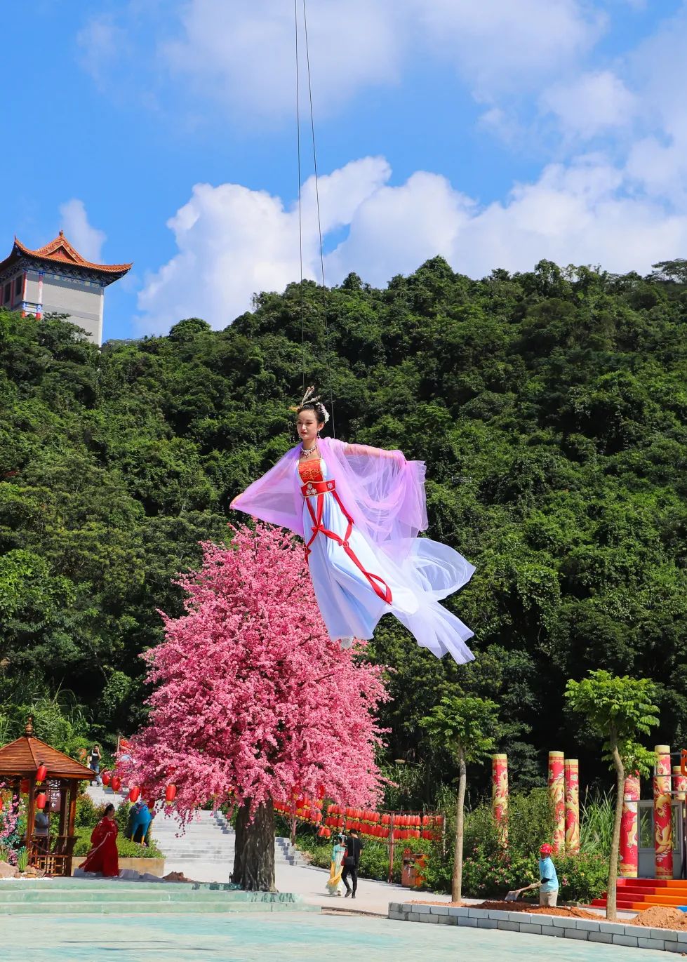 朋友圈高赞预定！穿汉服“趣”游观音山，让您美照都发不完