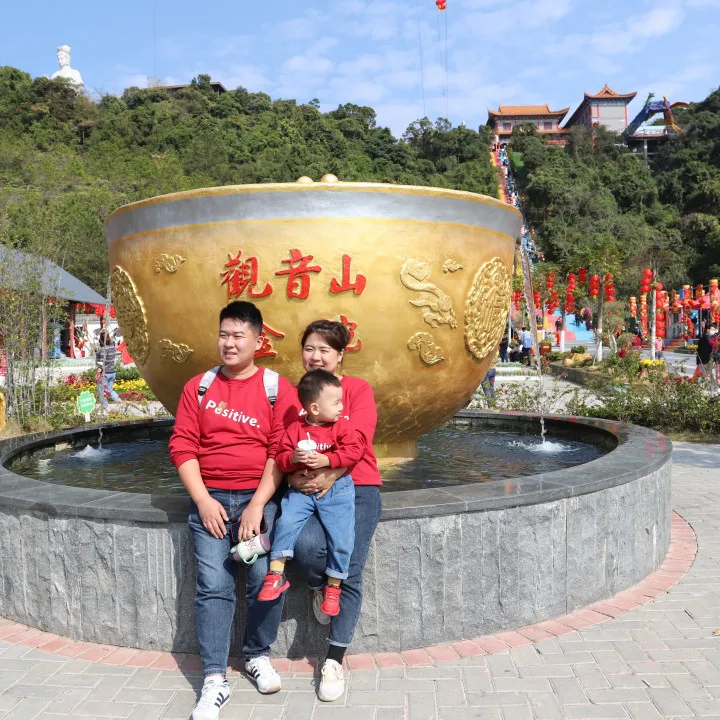 元宵节观音山上的幸福团圆游,溢出屏幕的热闹