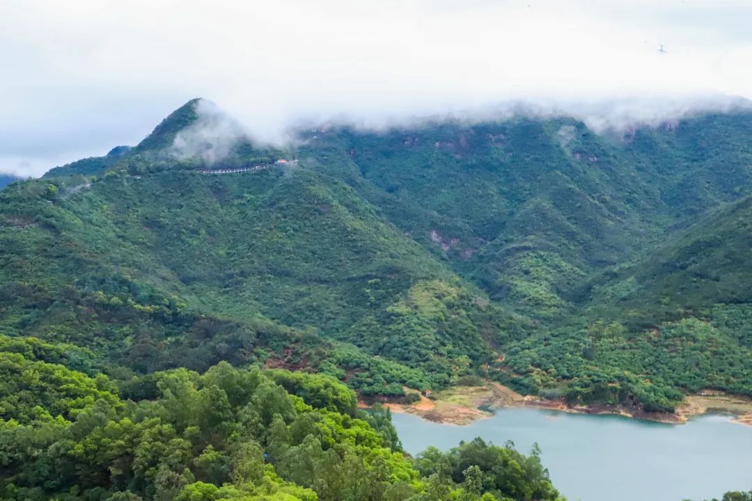 美！着一身汉服霓裳，在烟雨中品味大美观音山