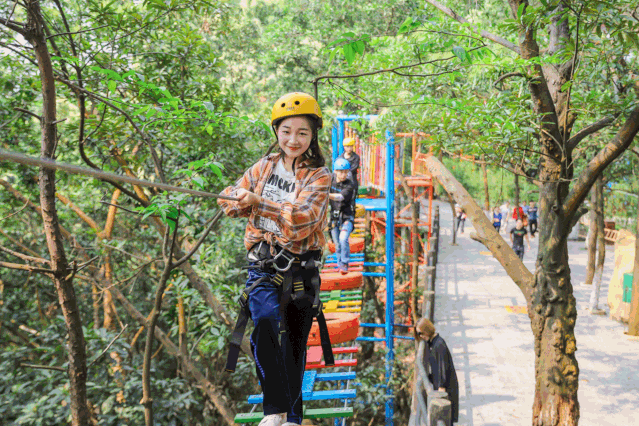游园许愿赏美景、网红打卡拍美照,观音山五一假期嗨不停