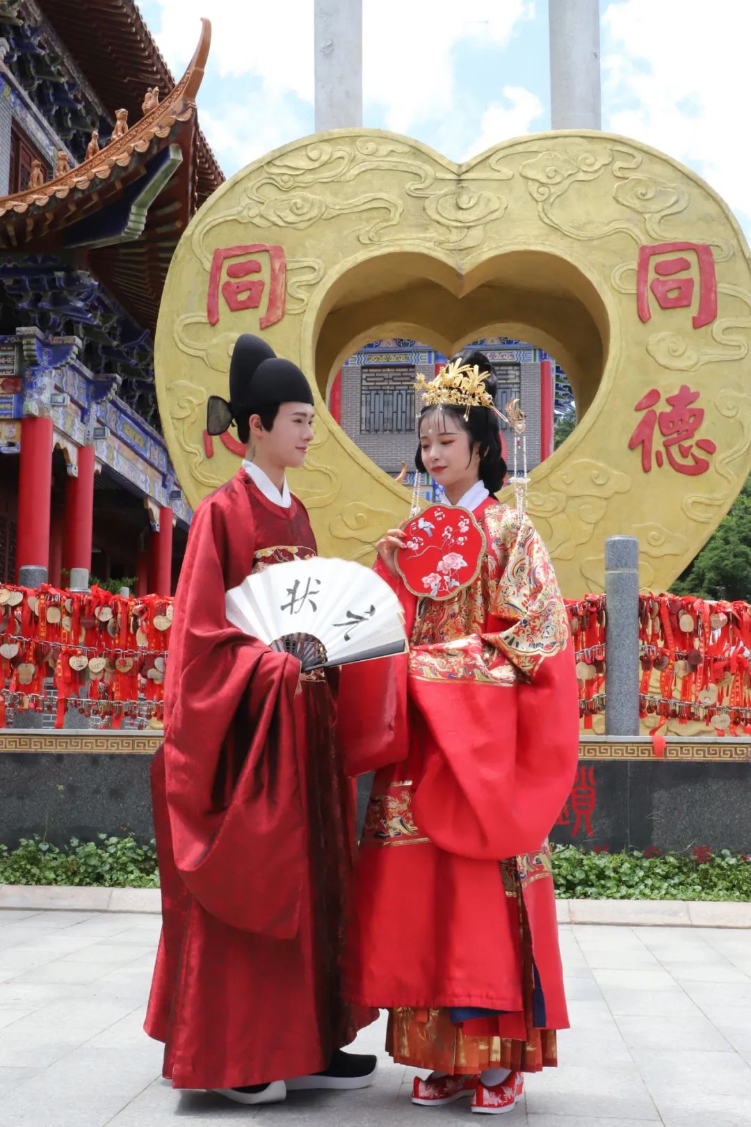 国风美少年@陈家苇 演绎年少有为状元郎，福山福地结良缘