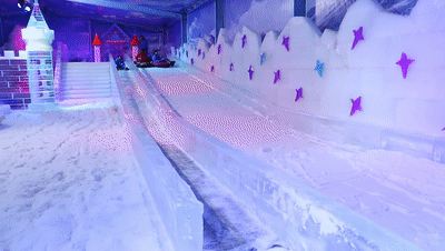 家门口的北国雪乡,观音山冰雪乐园,“冻”真格,飘真雪