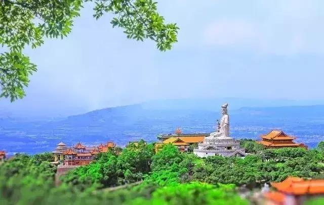 台风“卡努”来袭,观音山在风中展现旖旎秋景