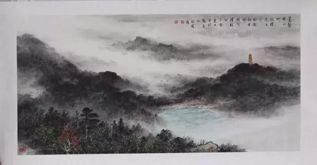 实拍，诗意般的山水写生画，美！