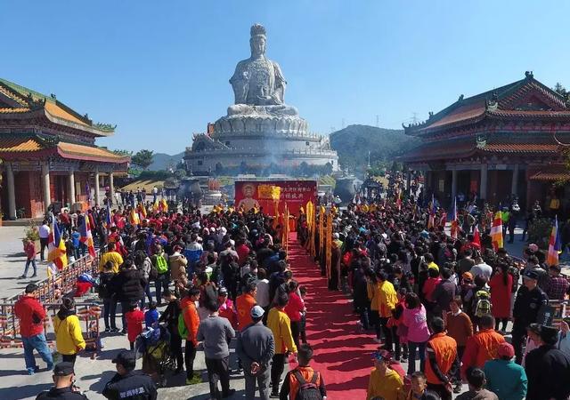 萌犬秀+登高祈福 东莞观音山2018年玩大了