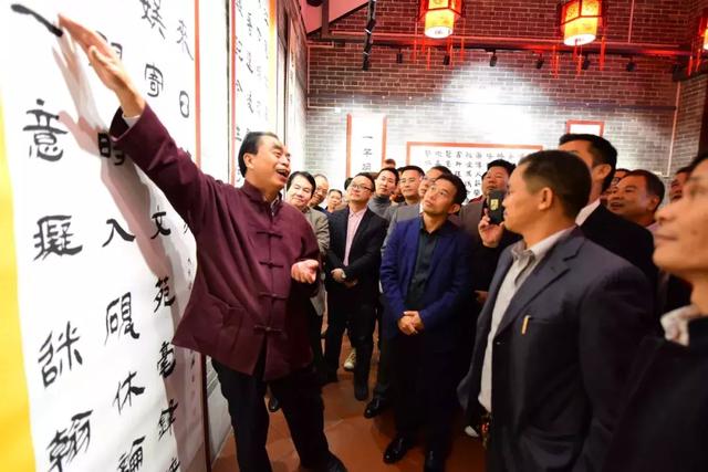 12月8日，邹继海书法展在东莞厚街鳌台书院举行