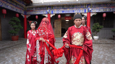 东莞观音山汉服CP秀，惊现一场传统汉服婚礼，美哭了
