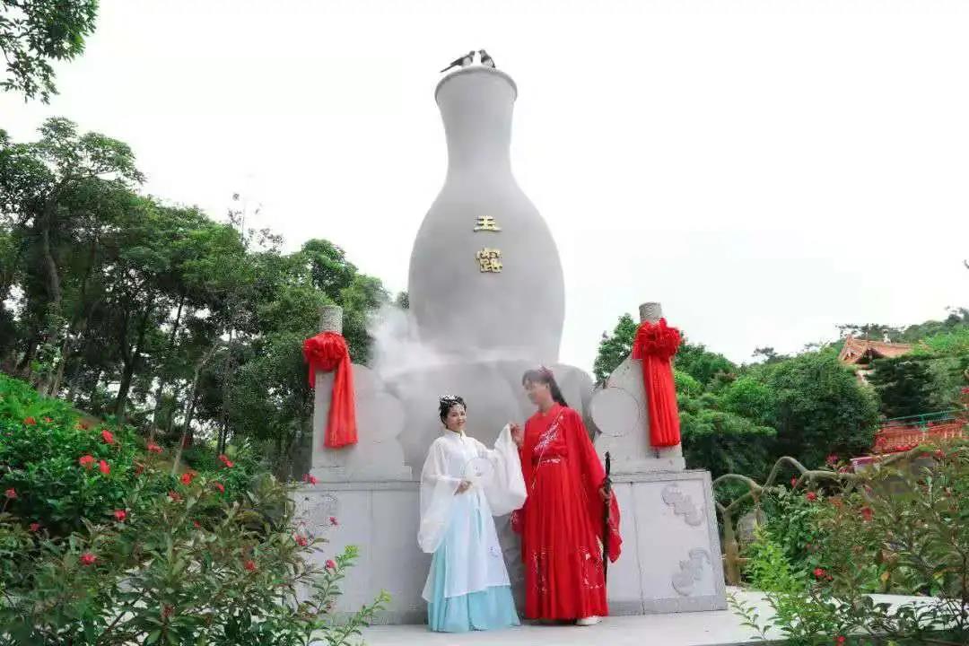 东莞观音山汉服CP秀，惊现一场传统汉服婚礼，美哭了