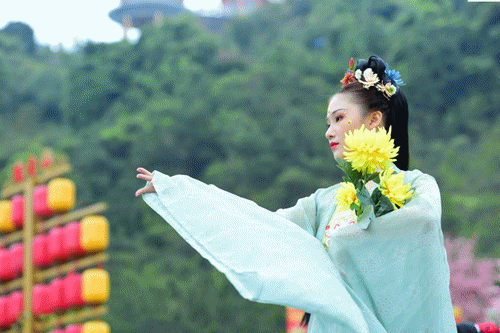 国风大咖@妞妞妞 携十二花神绝美亮相，观音山首届花朝节震撼来袭